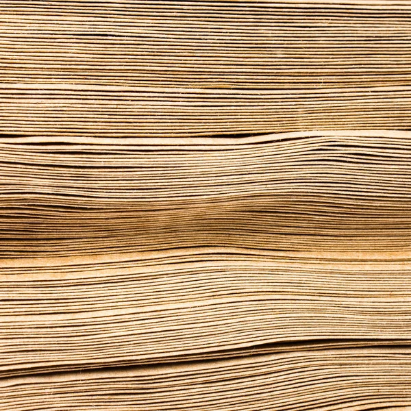 Side View Of Huge Stack of Recycled Paper envelopes close up. — Stock Photo, Image