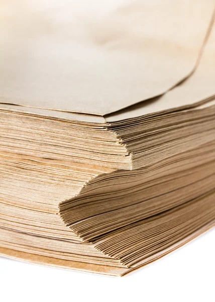 Geri dönüşümlü kağıt cardstocks büyük yığını — Stok fotoğraf