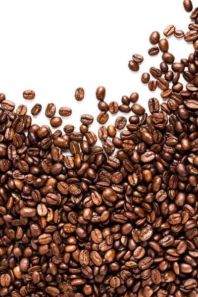 烘烤咖啡豆背景 — 图库照片