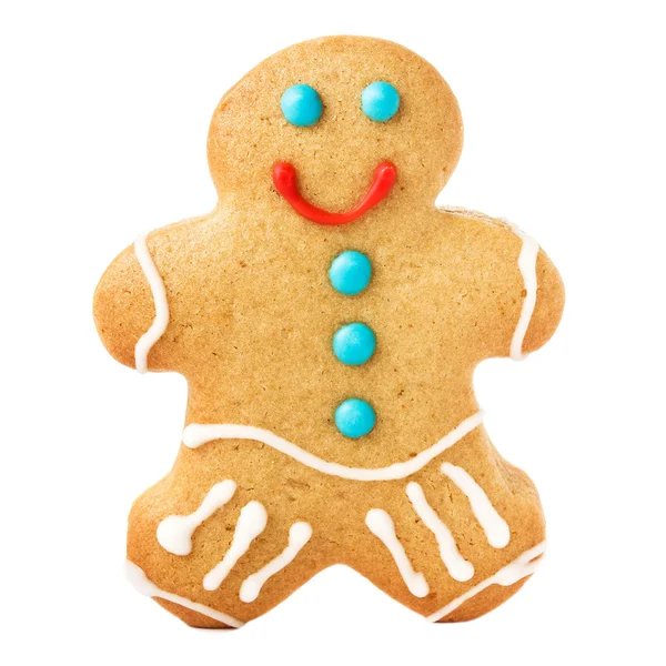 Gingerbread Man Christmas Cookie — Stock Photo, Image