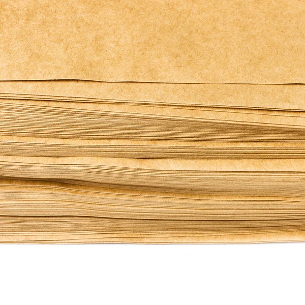 Side View Of Huge Pile of Recycled Paper envelopes Royalty Free Stock Photos