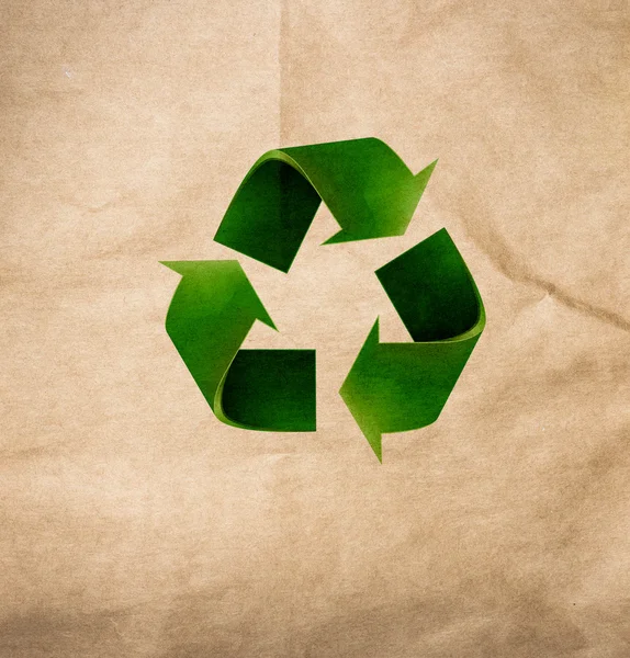 Tarjeta marrón reciclada de alta resolución — Foto de Stock