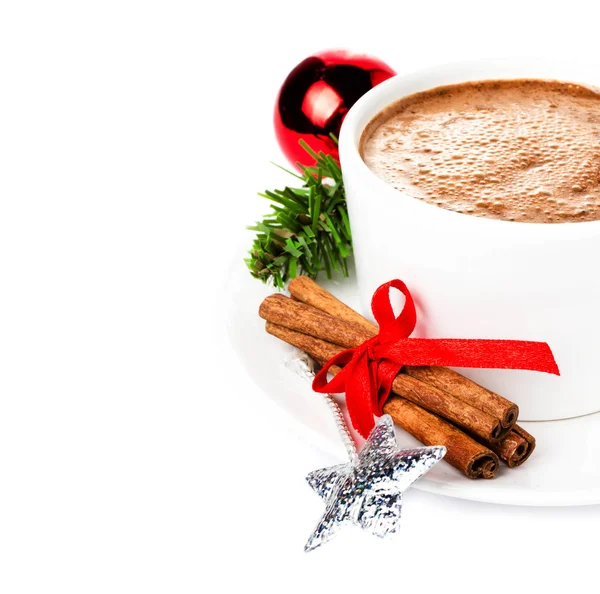 Gingerbread Man and hot chocolate — Stock Photo, Image