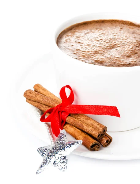 Pan de jengibre Hombre y chocolate caliente — Foto de Stock