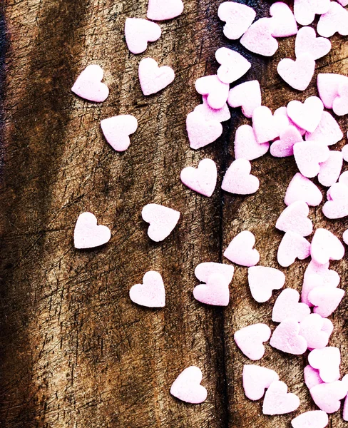 Valentinstag Hintergrund mit Herzen. — Stockfoto