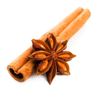 kabuk tarçın ve anason star Noel baharat olarak