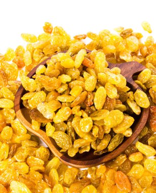 Sarı altın parlak kuru üzüm