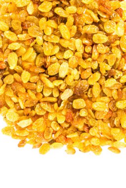 Altın parlak kuru üzüm