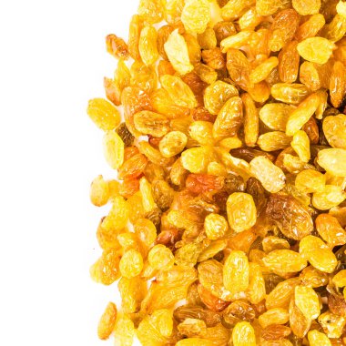 Sarı altın parlak kuru üzüm