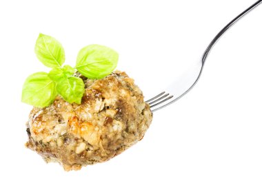 lezzetli kızarmış et topu