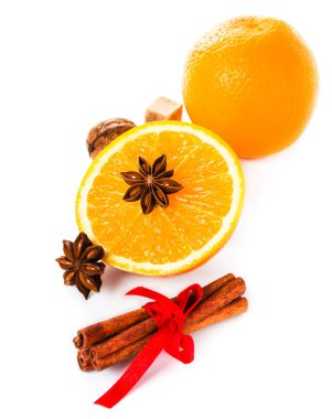 sıcak mulled şarap için Noel baharat