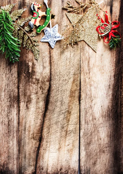 Decoração de Natal como fronteira — Fotografia de Stock