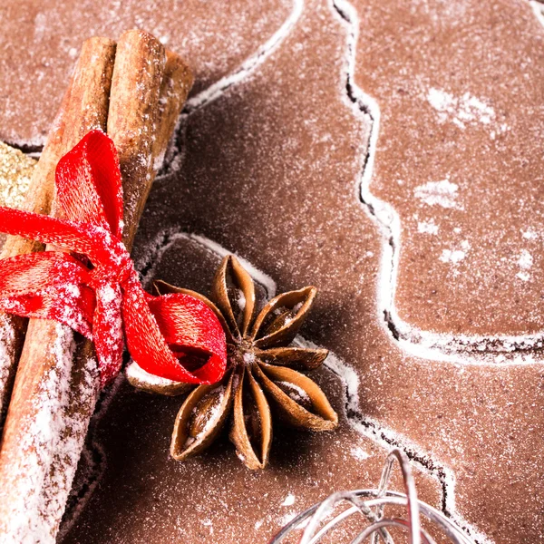 Lebkuchen zu Weihnachten — Stockfoto