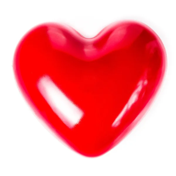 Valentines Day background with Red Heart — Stock Photo, Image