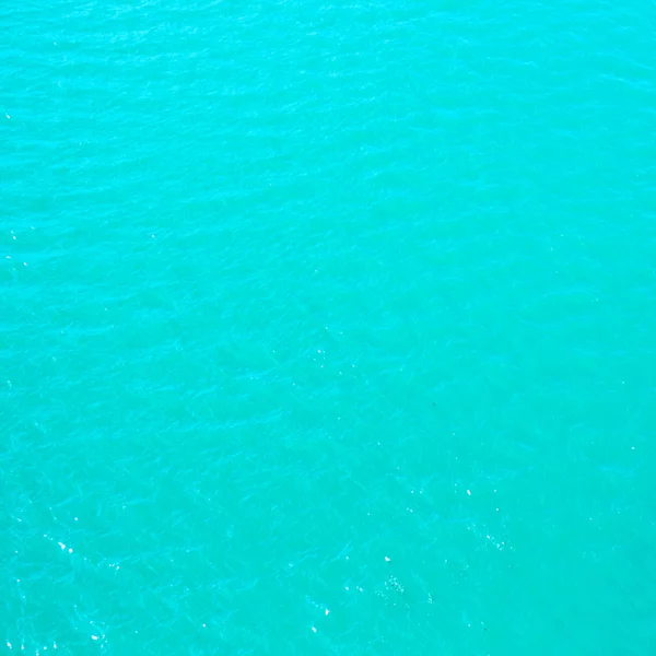 Világos cián kék tenger víz — Stock Fotó