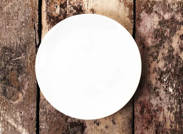 White empty plate — Stock Photo, Image