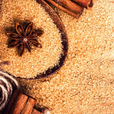 Gıda arka plan kopya alanı ile.