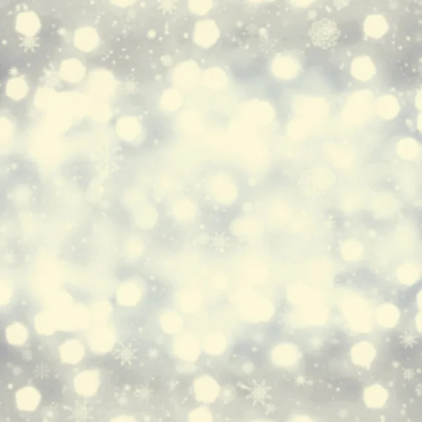 Astratto sfondo di Natale con incandescente magia luci festive — Foto Stock