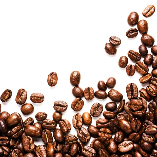 Pörkölt kávébab háttér — Stock Fotó