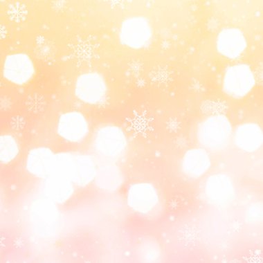 Altın christmas arka plan ile parlayan sihirli bokeh