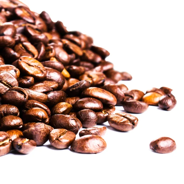 Roasted Coffee Beans background or texture — Stock Photo, Image