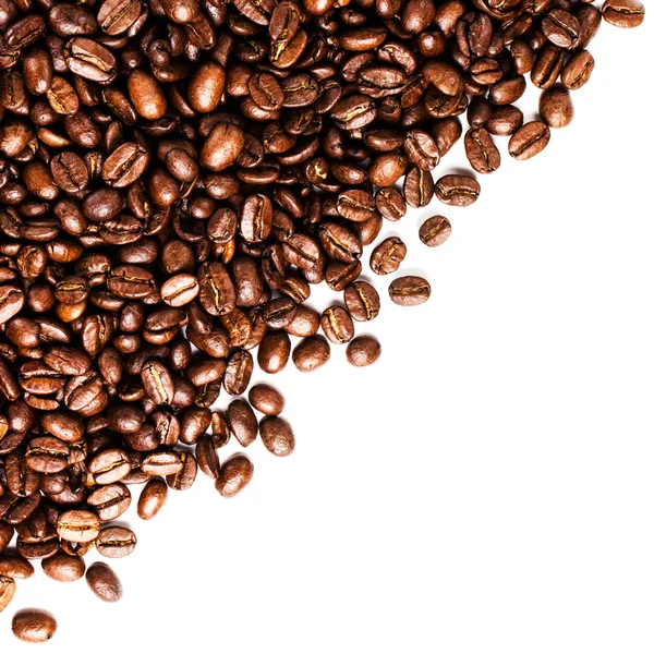 烘焙过的咖啡豆的框架 — 图库照片