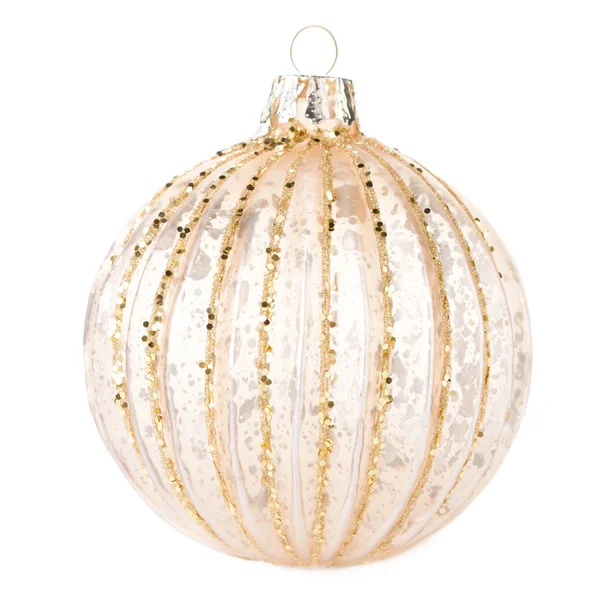 Christmas Golden ball — Stock Photo, Image