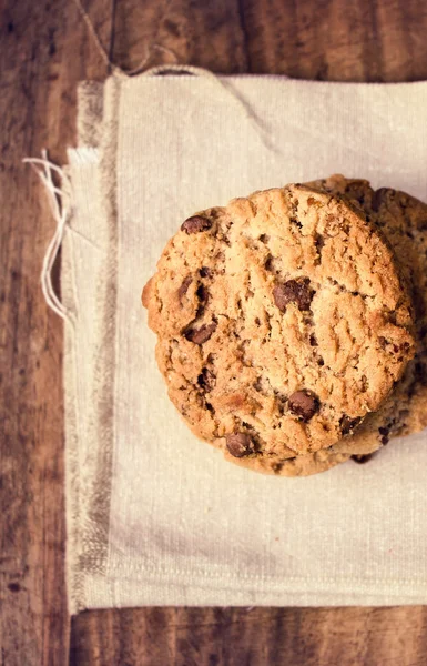 Chocolate chip cookies — Stock Photo, Image