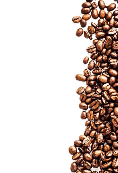 Καφέ φρυγμένοι κόκκοι καφέ — Φωτογραφία Αρχείου