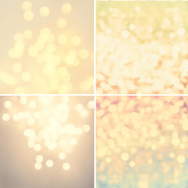 Set of Abstract natural blur defocussed backgrounds — Stock Photo, Image