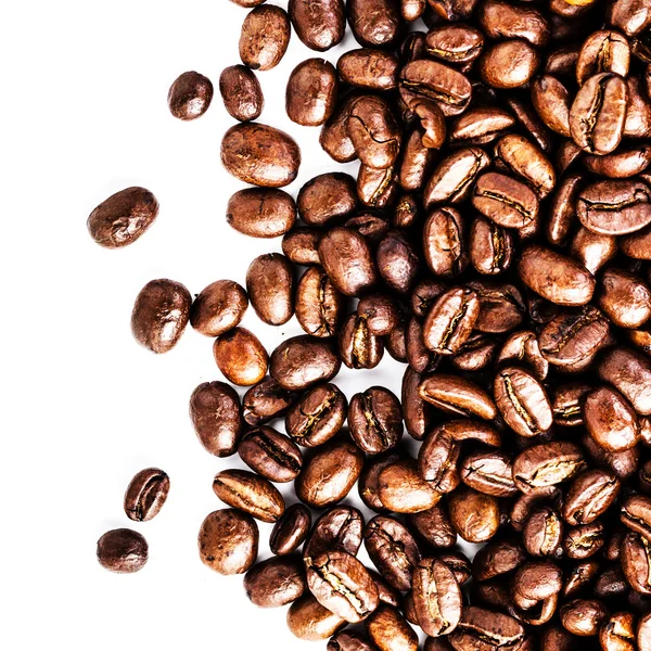 Brown roasted coffee beans — Stock Photo, Image