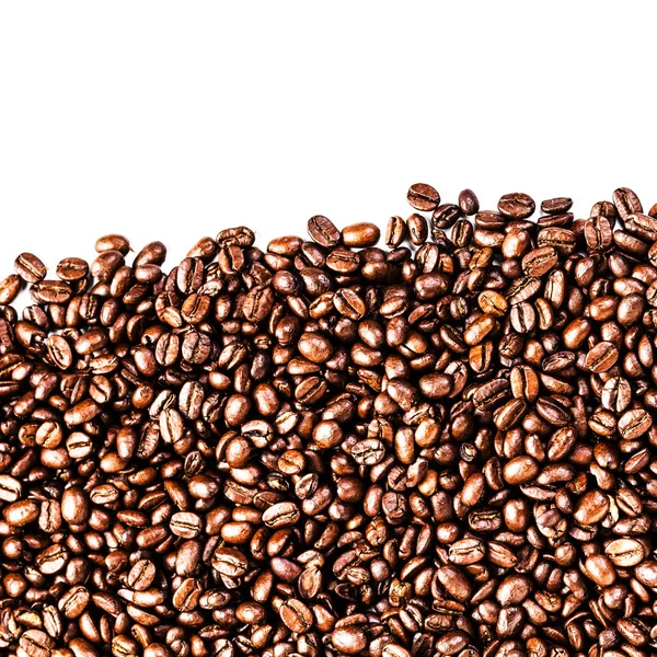 Brown roasted coffee beans — Stock Photo, Image