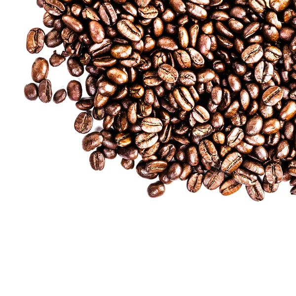 Brown roasted coffee beans — Stock Photo, Image