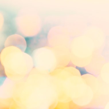 ufuk bokeh ışığı pırıltı