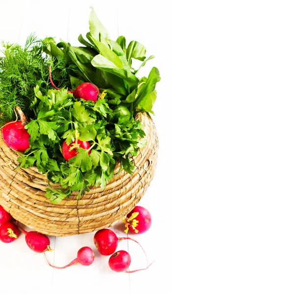 Un montón de verduras frescas — Foto de Stock