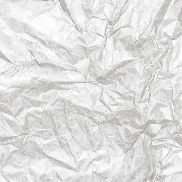 Crumpled white paper texture — Stock Photo, Image