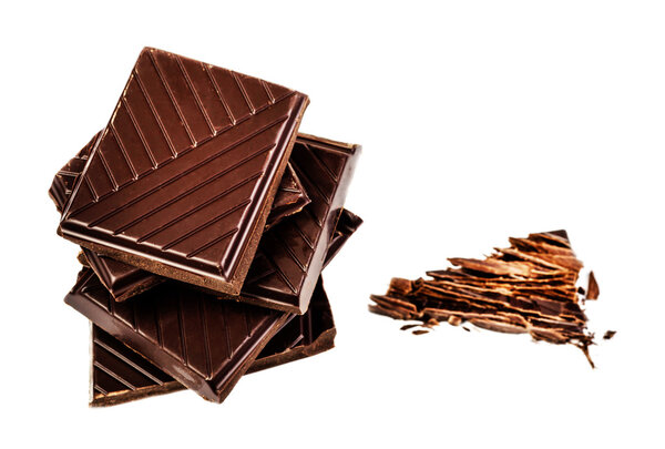 Chocolate bars stack