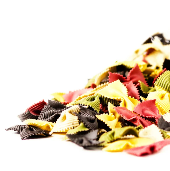 Gekleurde Italiaanse pasta — Stockfoto