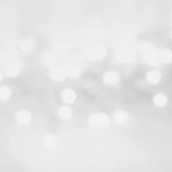 Defocused silver bokeh ljus — Stockfoto