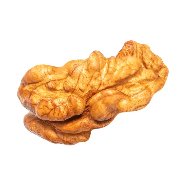 Απομονωμένο Καρύδι Καρύδι Καρυδιού Nut Λευκό Φόντο — Φωτογραφία Αρχείου