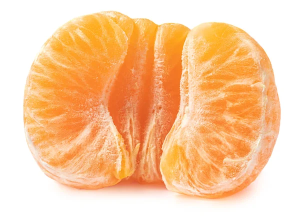 从白色背景中分离出来的柑橘或橘子 新鲜的红豆豆 — 图库照片