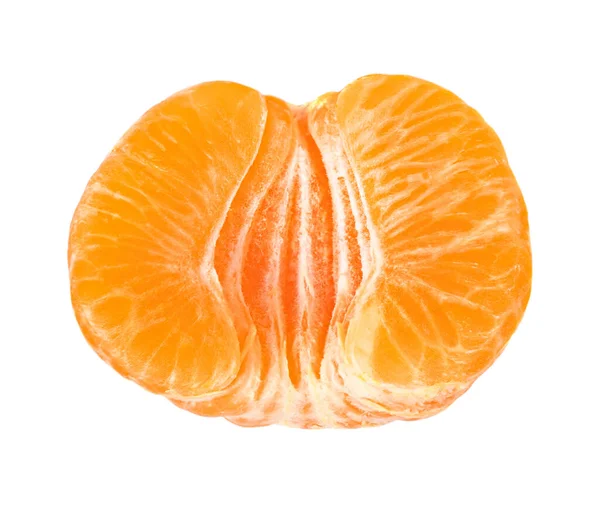 Mandarine Orangenfrüchte Oder Mandarinen Isoliert Auf Weißem Hintergrund Frische Mandarine — Stockfoto
