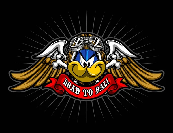  İğne şeklinde kanatlı ördek.