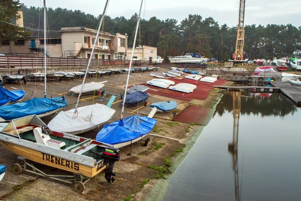 Barcos en la costa — Foto de Stock