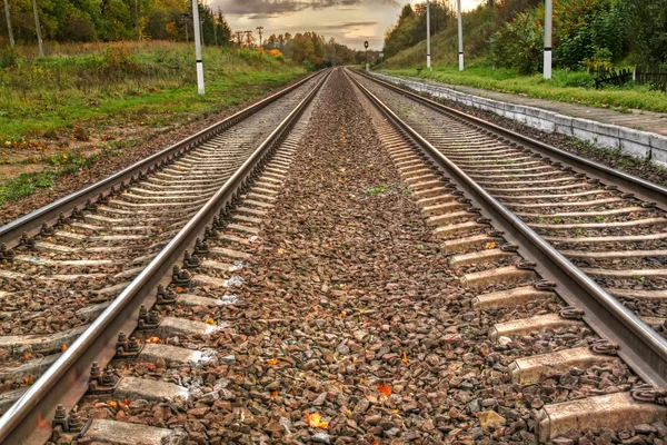 Tvåfilig spår — Stockfoto