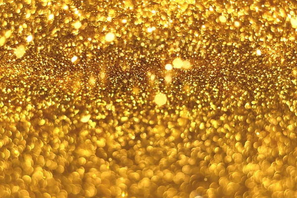 Ouro Espumante Glitter bokeh Fundo — Fotografia de Stock