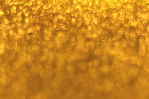 Guld gnistrande Glitter bokeh bakgrund — Stockfoto