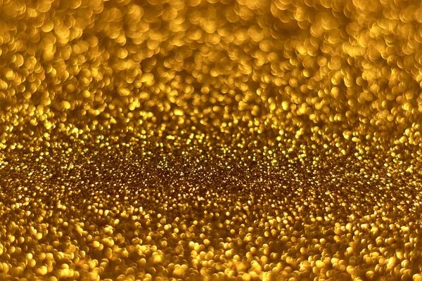 Ouro Espumante Glitter bokeh Fundo — Fotografia de Stock