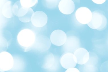 Mavi arka plan bulanık ışık