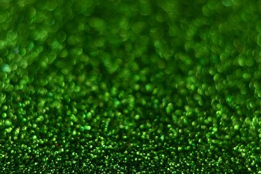 Yeşil parlak Glitter bokeh arka plan